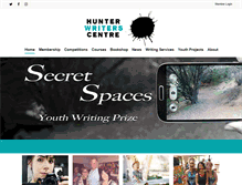 Tablet Screenshot of hunterwriterscentre.org